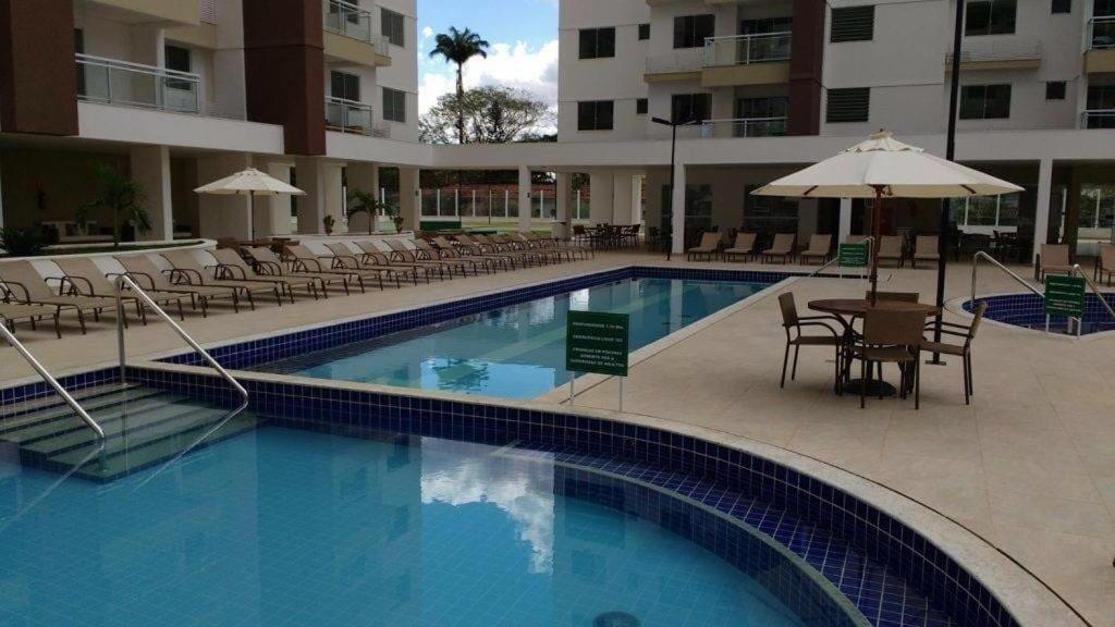 Apartamento No Condominio Casa Da Madeira Em Caldas Novas-Go מראה חיצוני תמונה